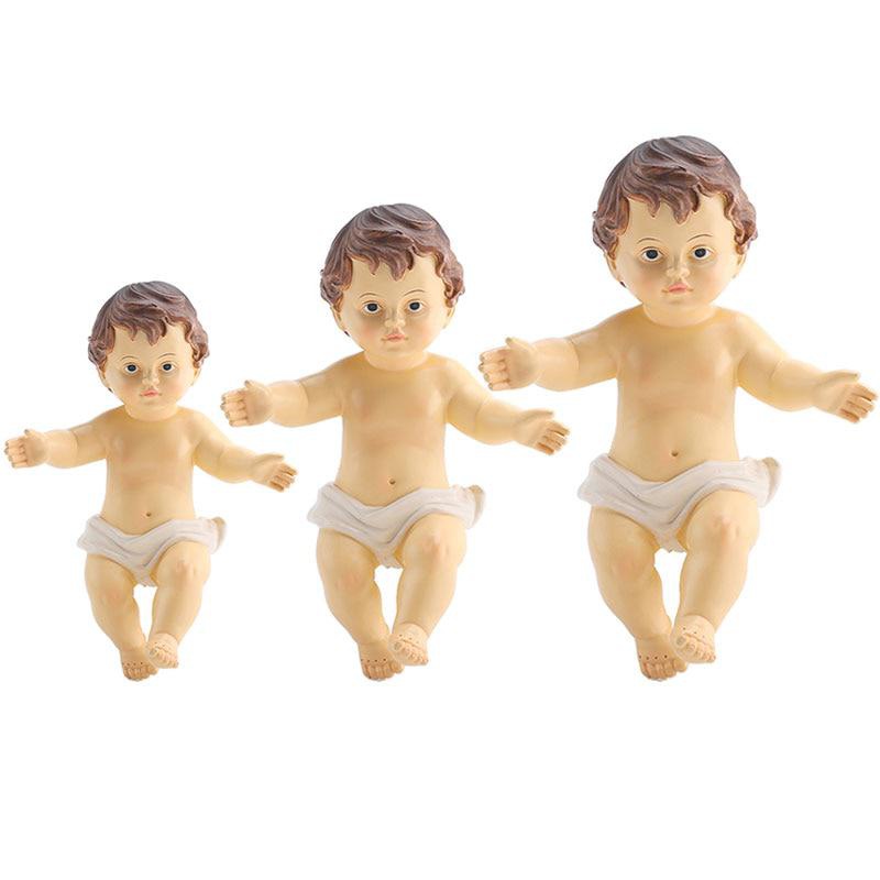 Resin Art Baby - 赤ちゃんのための象の像,幼児の飾り,宗教的な置物,家庭,教会,クリスマスの装飾,ギフト,6cm, 10cm, 15cm