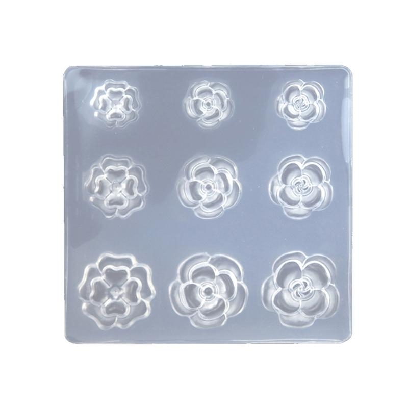 Resin Art Templates Free - 装飾樹脂鋳型 DIY ネイルアートテンプレートクリスタルエポキシ樹脂モールド