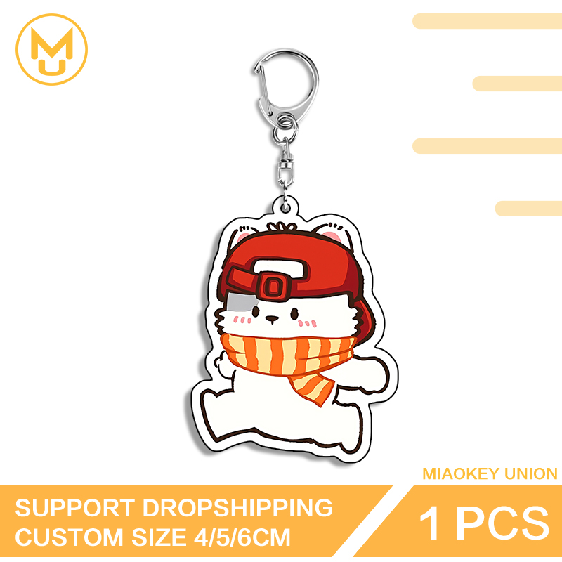 キュートランベア目を引くエッジの効いた独占的なデザイン両面ア - Resin Art Design Keychain のレビューと価格