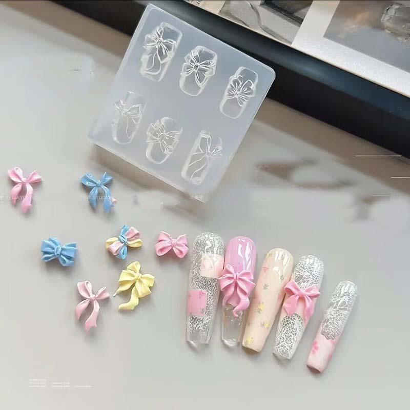 1個入り 3Dリボンネイルアートシリコンモールド DIYリボ - Resin Art Templates Free のレビューと価格