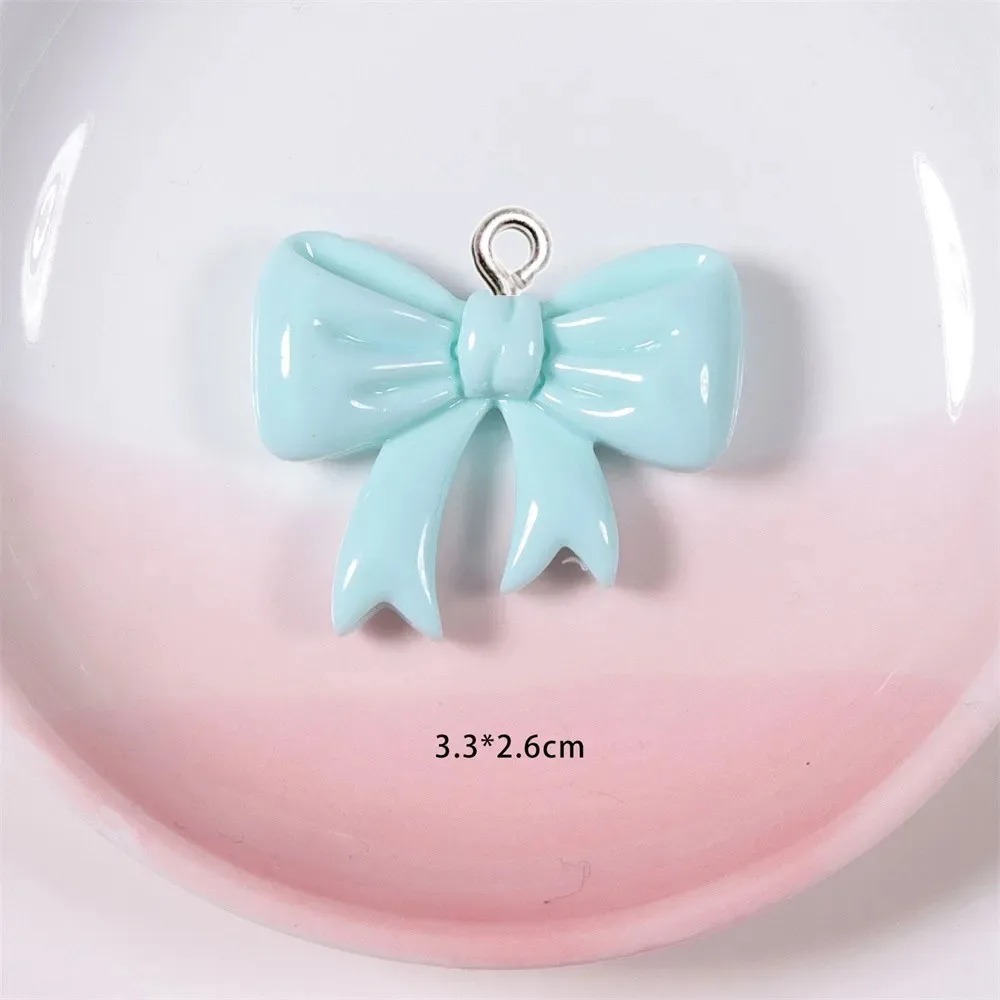 10 個のキャンディーカラーのリボン樹脂チャーム手作り装飾品 - Resin Art Jewelry Kit のレビューと価格