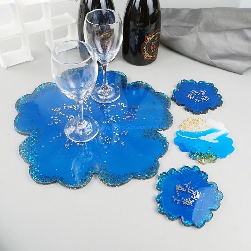 573B 5x フラワーコースター樹脂金型フラワーコースター - Resin Art Geode のレビューと価格