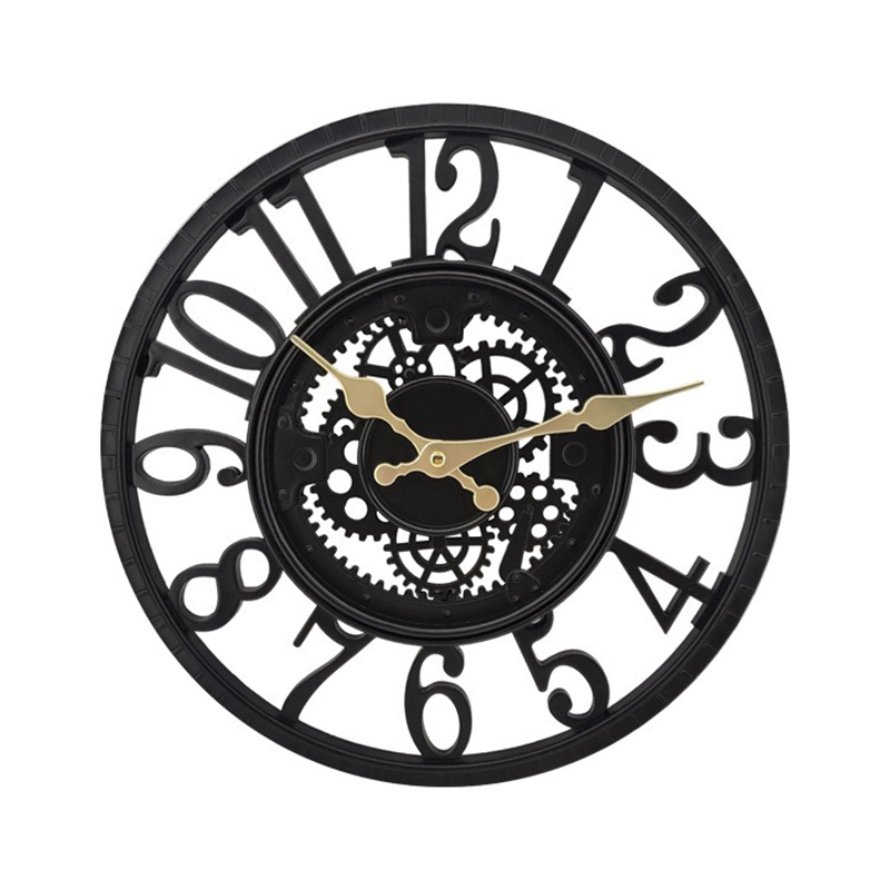 屋外壁時計防水レトロ樹脂モダンな壁時計サイレントクリエイティ - Resin Art Clock のレビューと価格