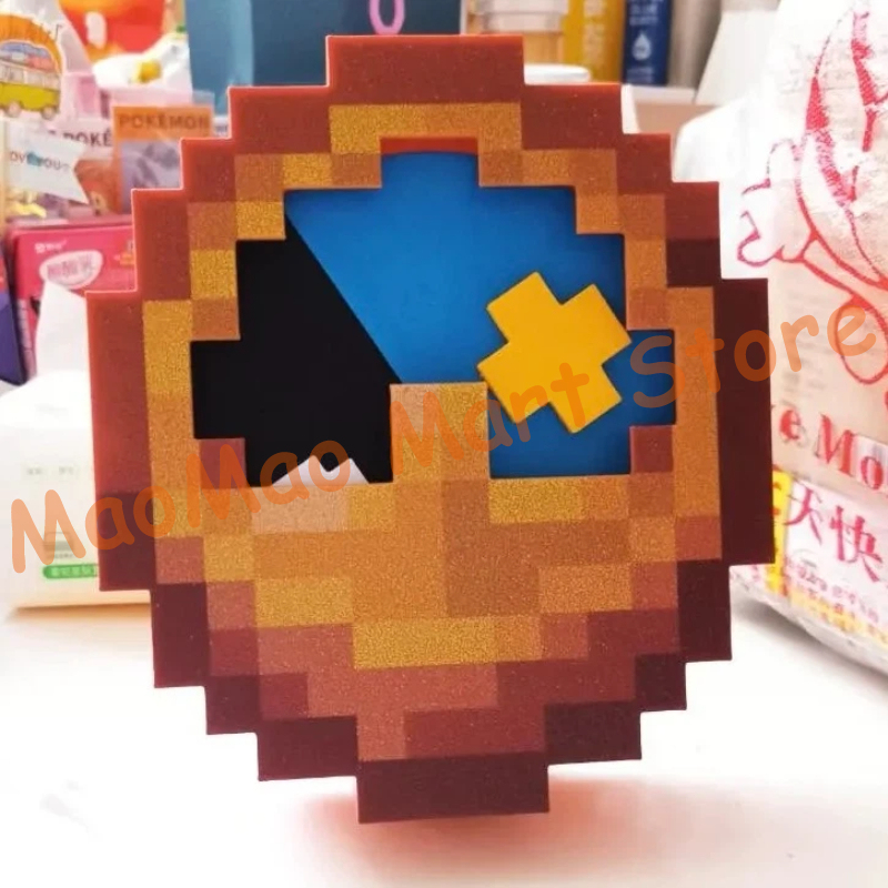 シックなレトロピクセルアートスタイルの日月時計、アップグレー - Resin Art Clock のレビューと価格