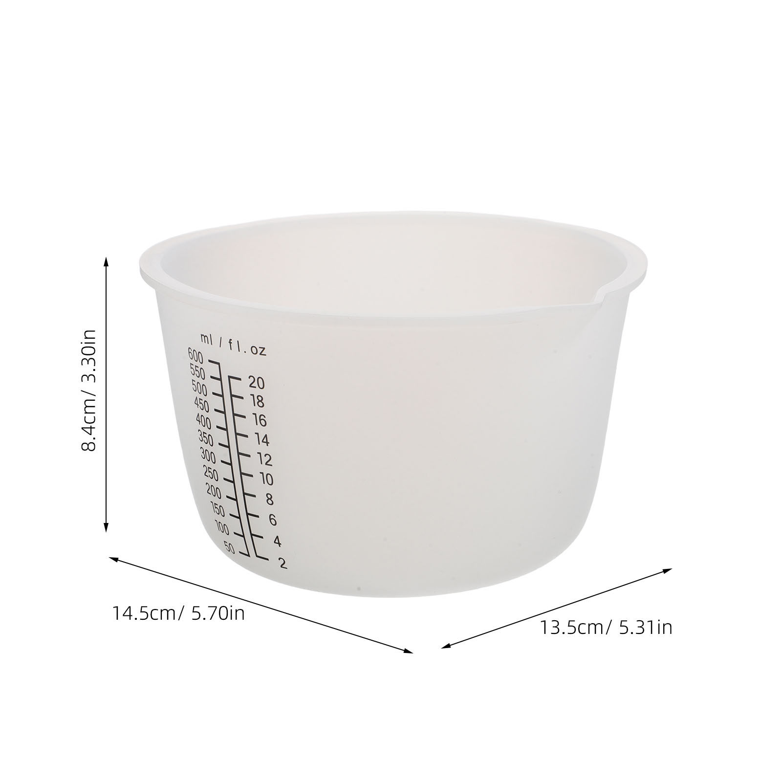3個セット シリコン製レジン注型カップ 600ml ノンステ - Resin Mixing Cup のレビューと価格
