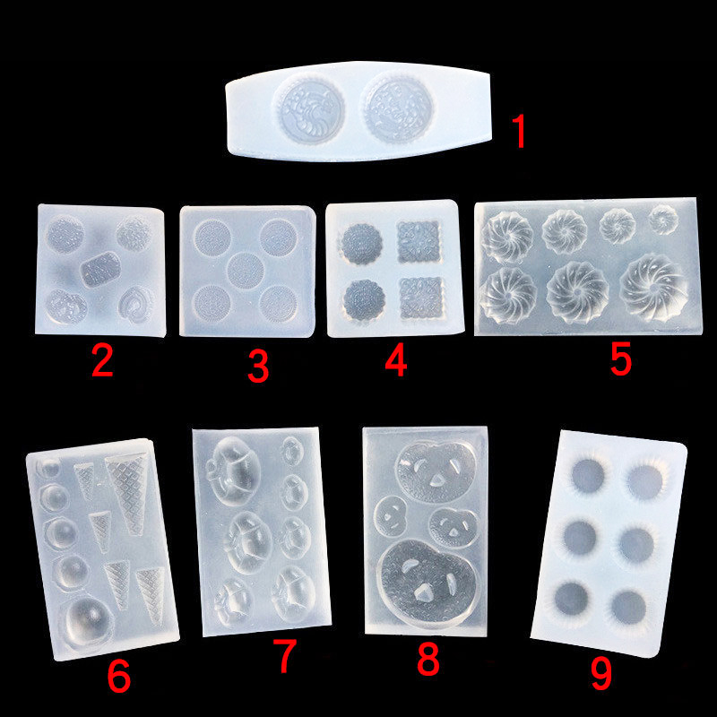 ミニクッキー、クロワッサン、エッグタルト用シリコンモールド  - Resin Art Clay のレビューと価格