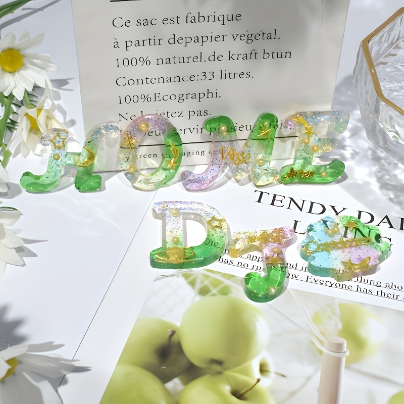 樹脂鋳造型 Aスタイルミラー 26文字英語アルファベット＋6 - Resin Art Letters のレビューと価格