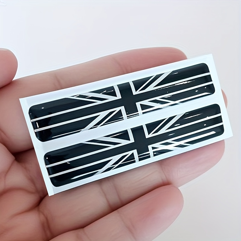 2 個小さな英国英国旗車のステッカーエンブレムデカール大不列 - Resin Art Logo のレビューと価格