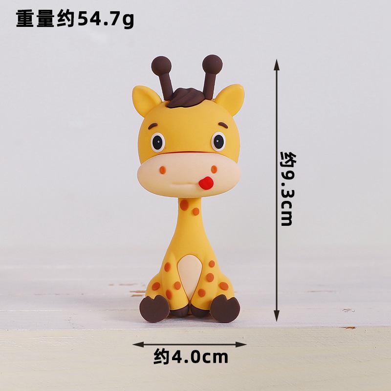 ジャングルサファリ動物人形ケーキデコレーションライオン象マネ - Resin Art Baby のレビューと価格