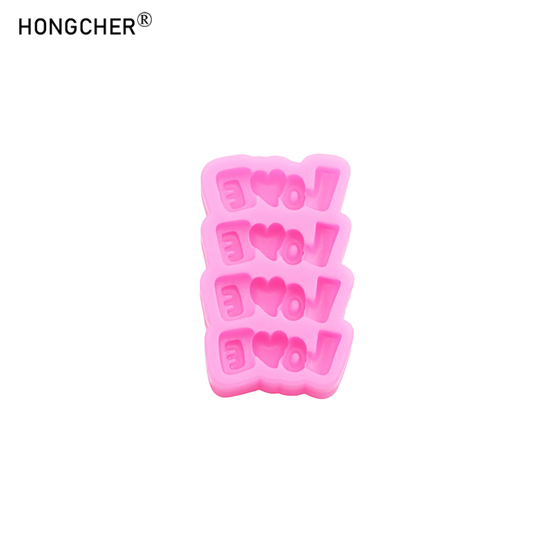 LOVEレターシリコンモールドDIY電話ケースヘアアクセサリ - Resin Art Letters のレビューと価格