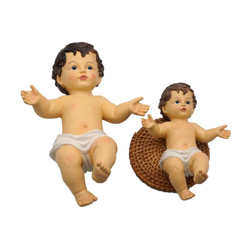 赤ちゃんのための象の像,幼児の飾り,宗教的な置物,家庭,教会 - Resin Art Baby のレビューと価格