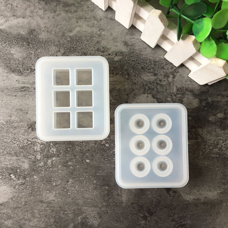 シリコーン型 16 ミリメートルキューブボールビーズ 6 コ - Resin Art Letters のレビューと価格