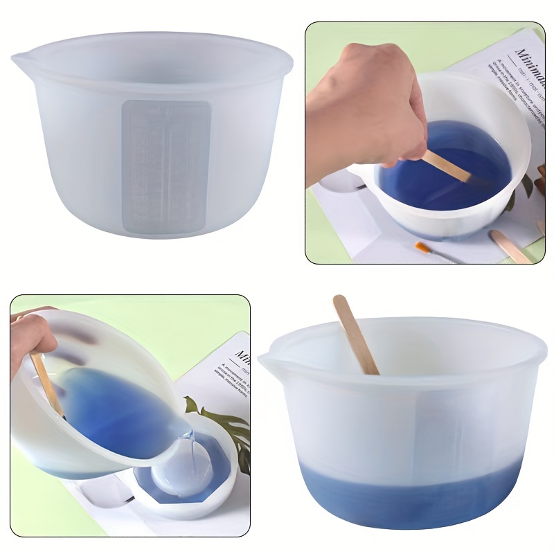 シリコン計量カップ、600ml/20oz&100mlの増粘・ - Resin Mixing Cup のレビューと価格