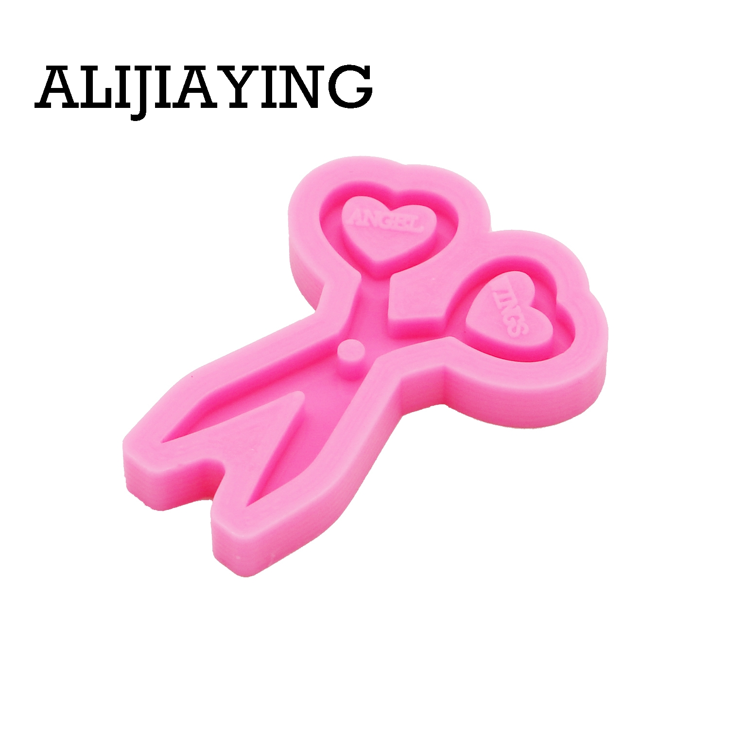 Dy0263スムーズなアートデザインはさみクラフトエポキシ樹 - Resin Art Design Keychain のレビューと価格