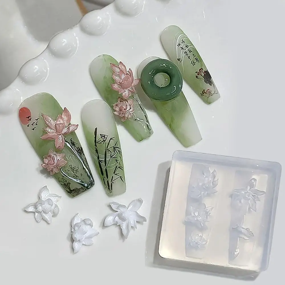3D とげネイルデザインシリコーン金型彫刻テンプレートアート - Resin Art Templates Free のレビューと価格