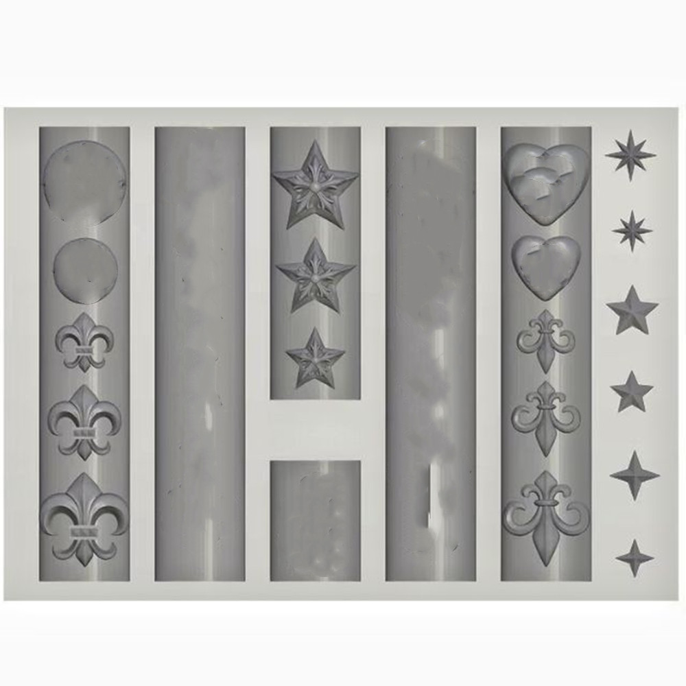 クリスマス3Dシリコンモールド ネイルアートUVレジン工芸用 - Resin Art Templates Free のレビューと価格
