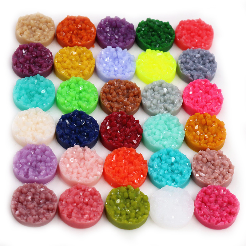 40 個樹脂 Druzy カボションドーム 8/10/12  - Resin Art Jewelry Kit のレビューと価格