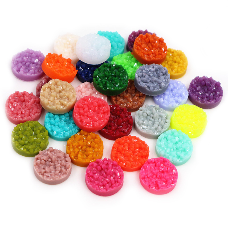 40 個樹脂 Druzy カボションドーム 8/10/12  - Resin Art Jewelry Kit のレビューと価格