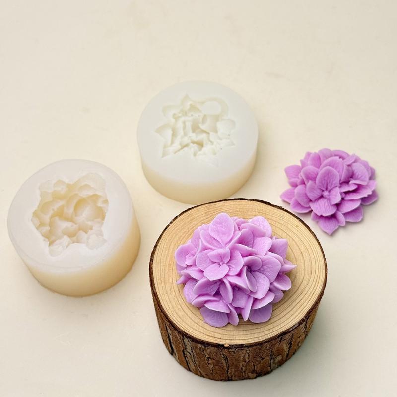 ● アジサイの花シリコンモールド DIY アロマセラピーキャ - Resin Art Clay のレビューと価格