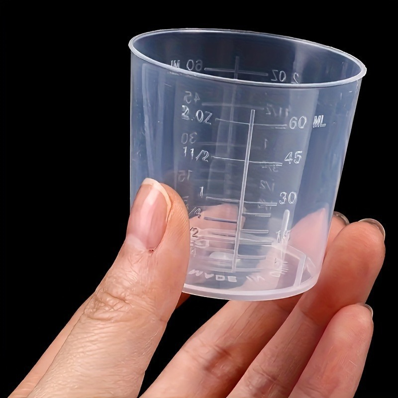 50個入り目盛り付きカップ クリアエポキシ混合カップ エポキ - Resin Mixing Cup のレビューと価格
