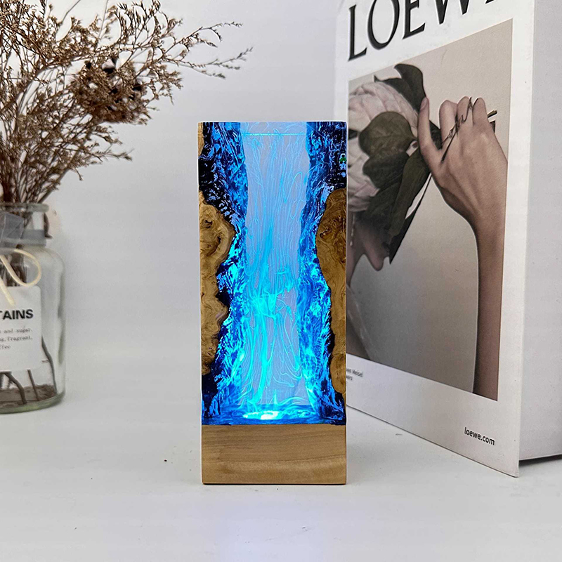 水中洞窟テーマ生物樹脂テーブルライトクリエイティブアート装飾 - Resin Art Underwater のレビューと価格