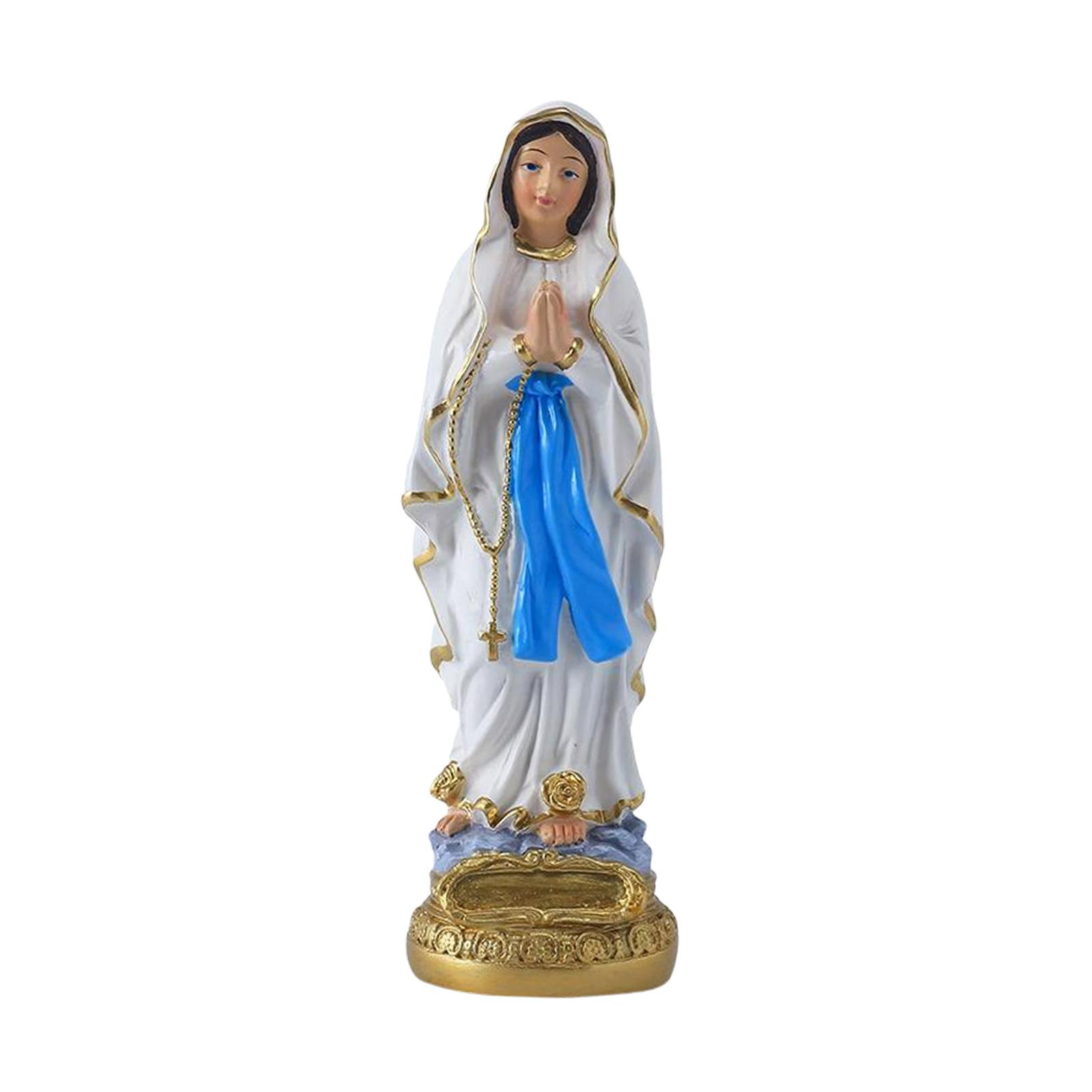 マリア像置物彫刻家の装飾品アートクラフトルルドの聖母像 - Resin Art Mary のレビューと価格