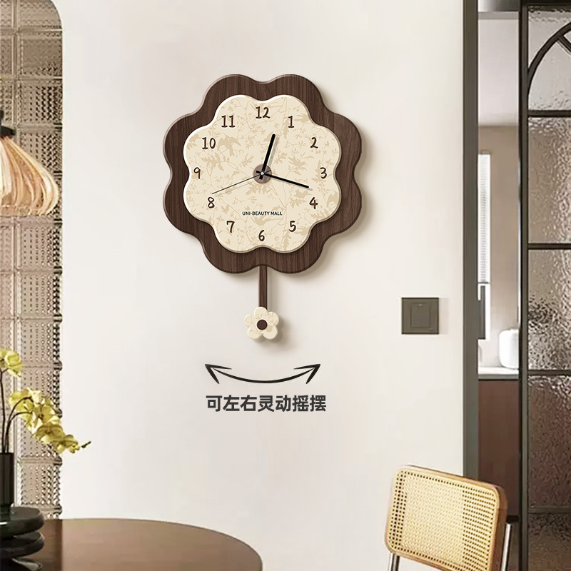 中国風のクリエイティブアート壁掛け時計、レトロで高級感のある - Resin Art Clock のレビューと価格
