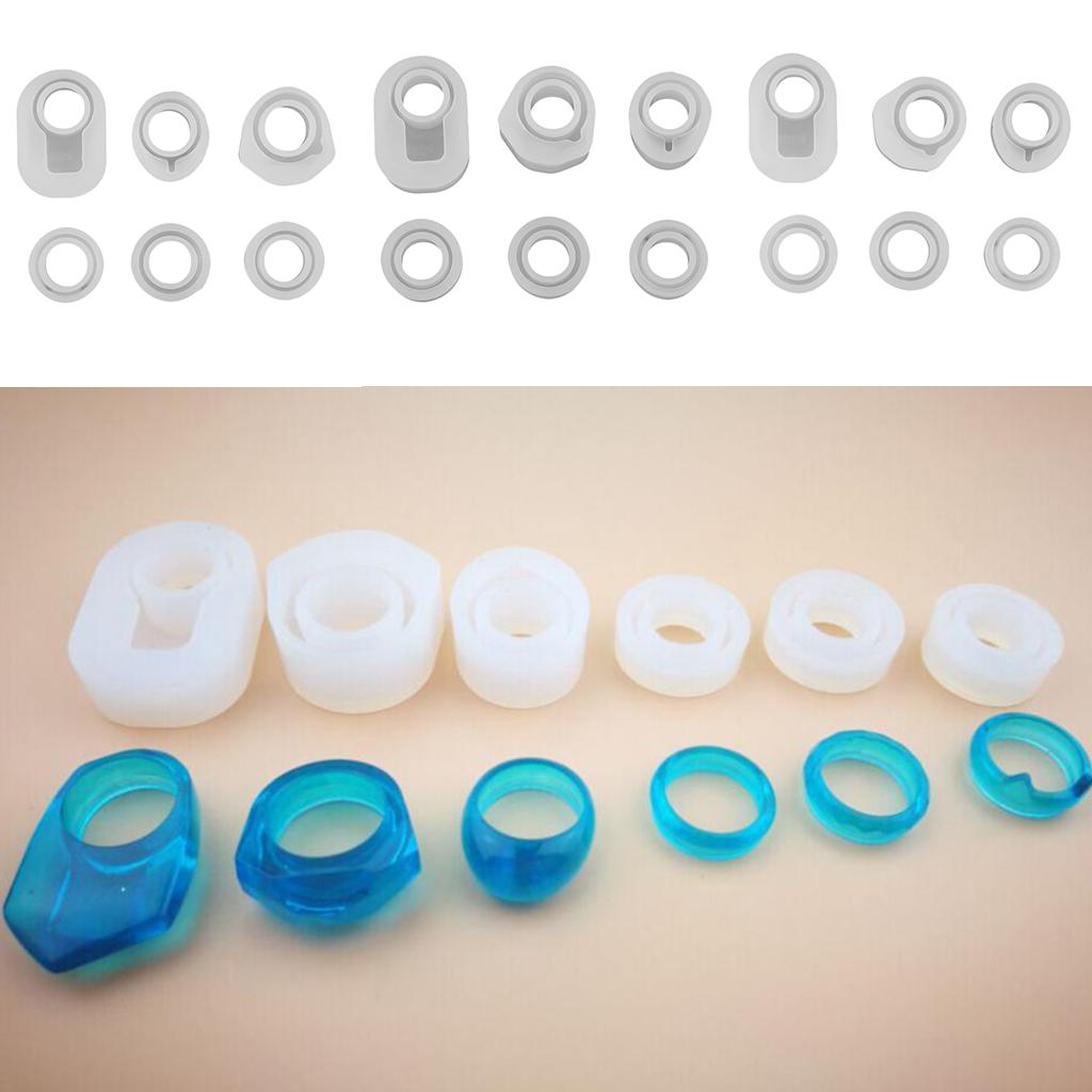 手作りシリコンリング型樹脂鋳造ジュエリーモールド DIYクラ - Resin Art Clay のレビューと価格