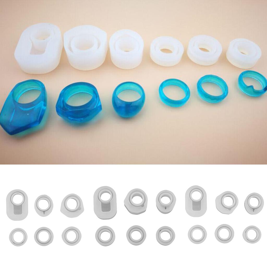 手作りシリコンリング型樹脂鋳造ジュエリーモールド DIYクラ - Resin Art Clay のレビューと価格