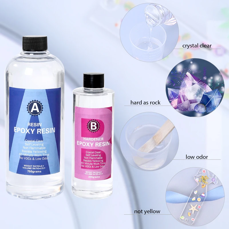 エポキシ樹脂キット クリスタルクリア 簡単混合 AB樹脂 ス - Resin Mixing Cup のレビューと価格