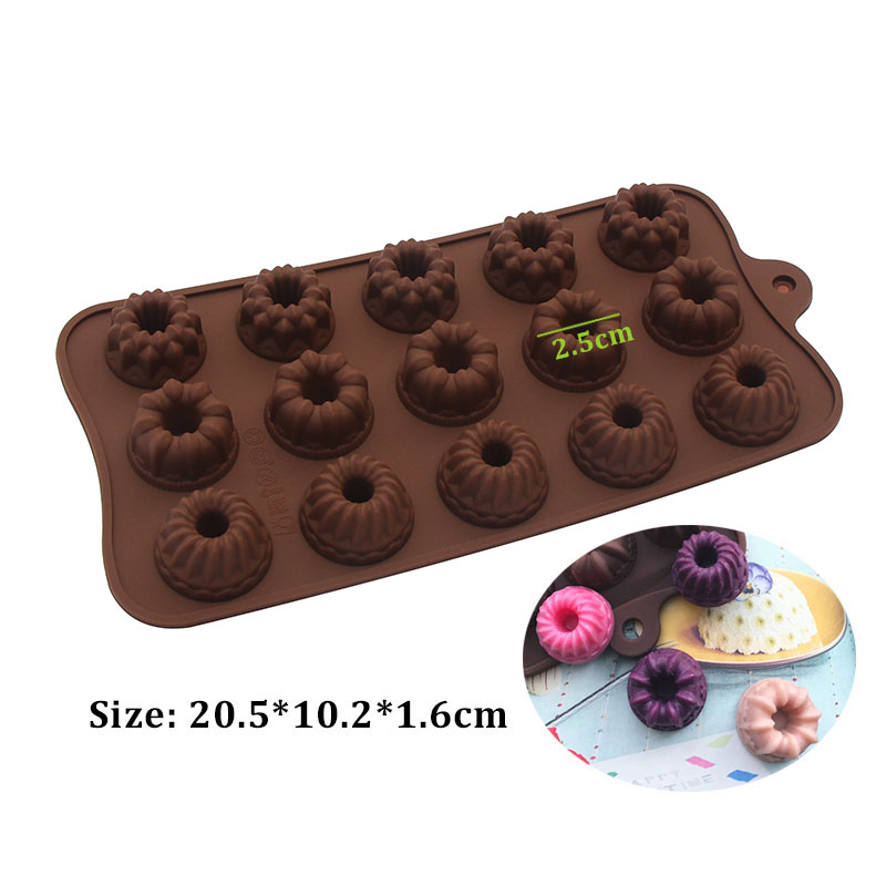 花ベーキングモールド DIY チョコレートキャンディアイスシ - Resin Art Clay のレビューと価格