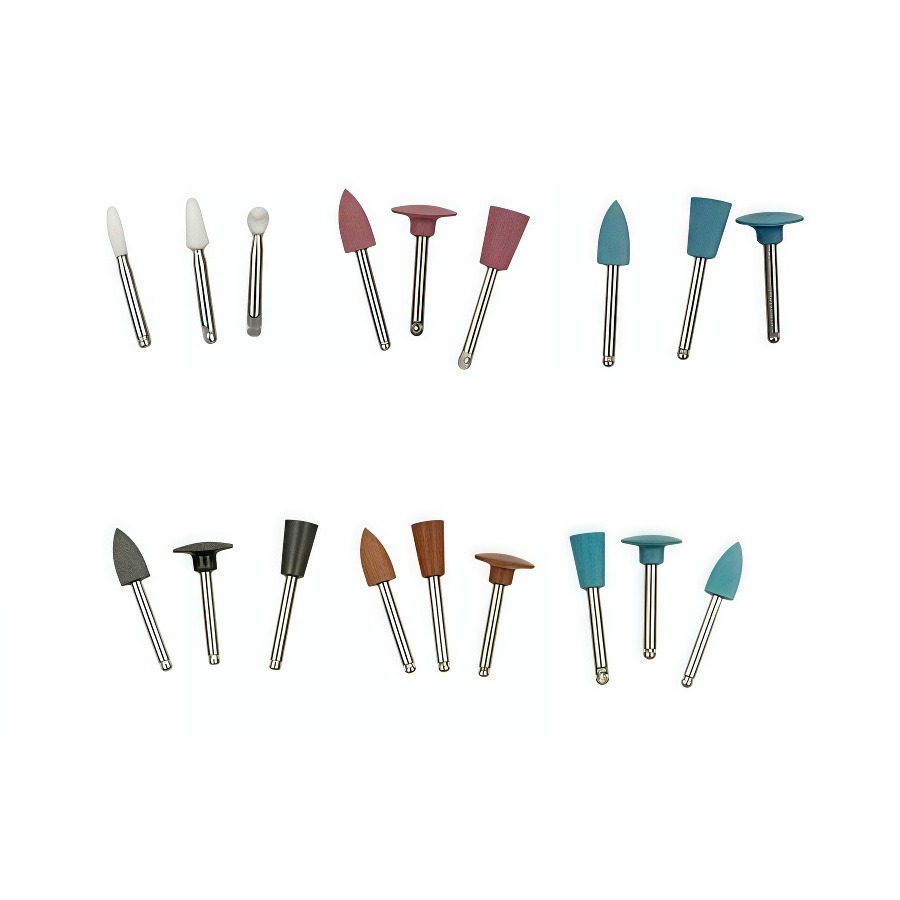 9個入り/箱 歯科用研磨バー キット 複合樹脂 ゴム製 磁器 - Resin Art Case のレビューと価格