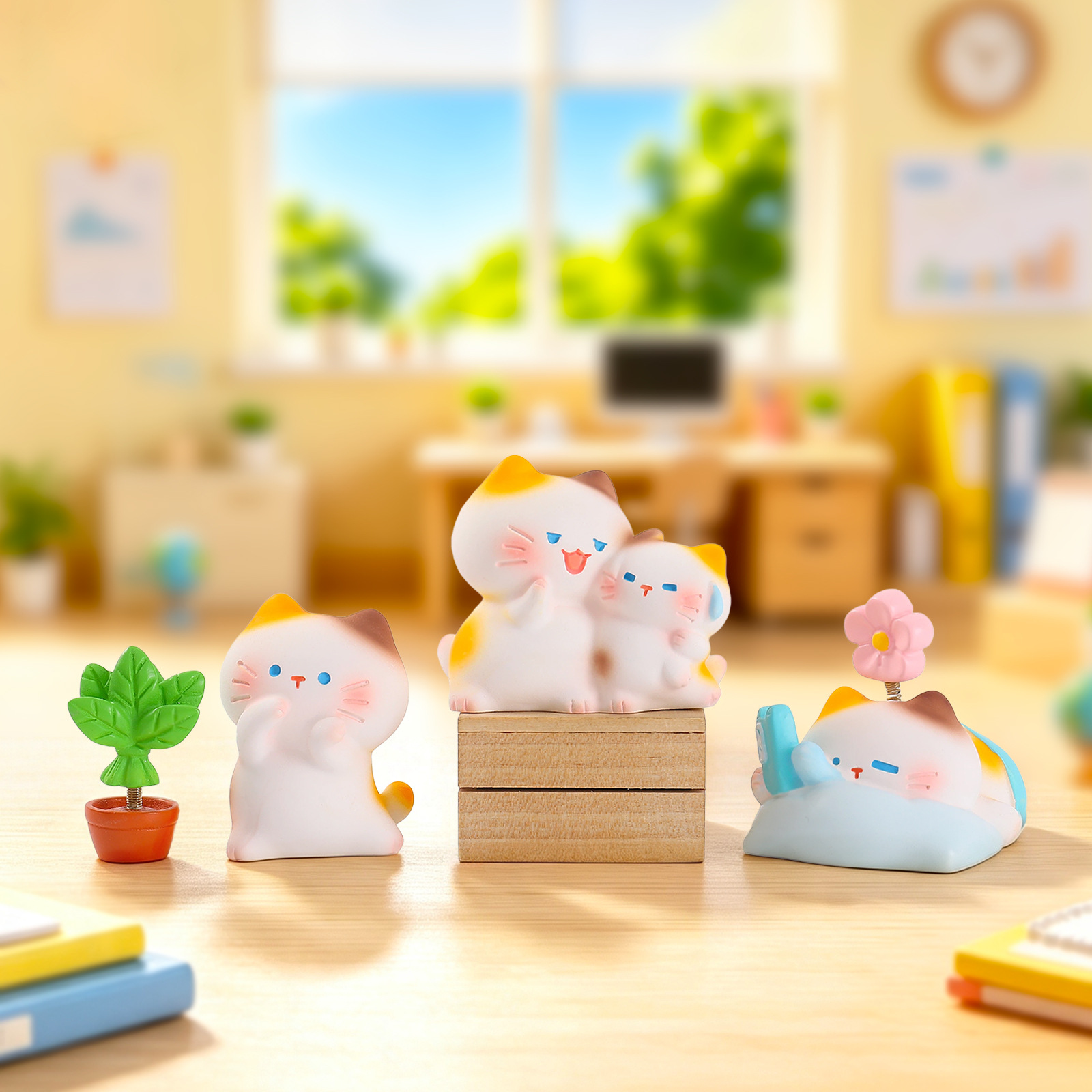 働く子猫のレジン製ブラインドボックス ミュウオドール クリエ - Resin Art Case のレビューと価格