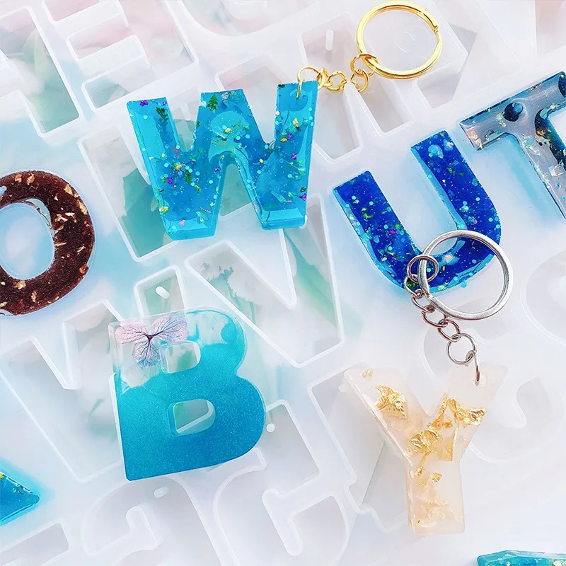 アルファベットエポキシ樹脂シリコーン型 DIY 文字番号ペン - Resin Art Letters のレビューと価格