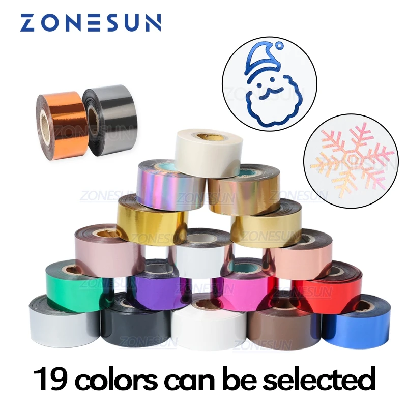 ZONESUN ホットスタンプ箔 3cm ホットスタンプリボ - Resin Art Logo のレビューと価格