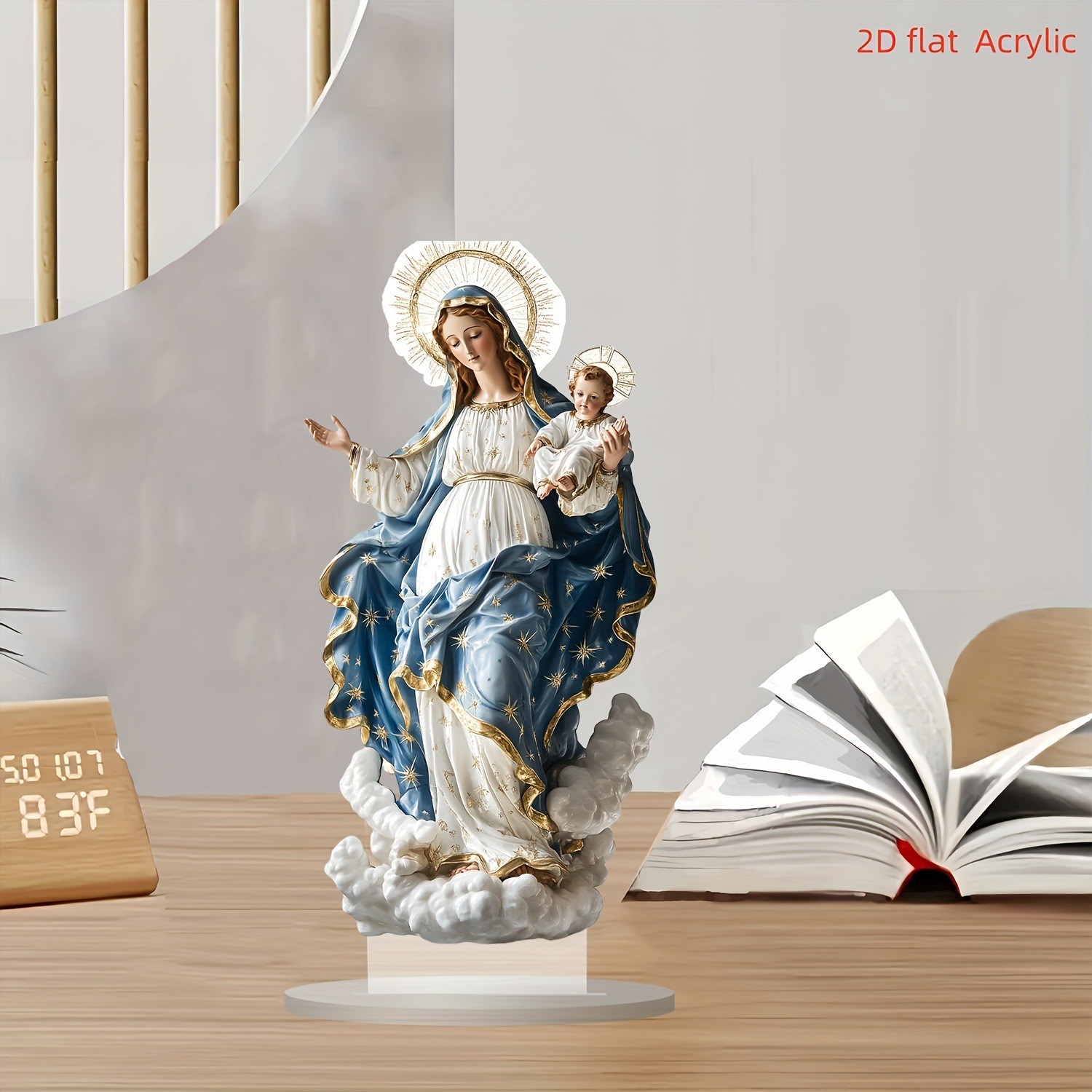 5B kaevixd o聖母マリア像 クリスマスシーン装飾オ - Resin Art Mary のレビューと価格