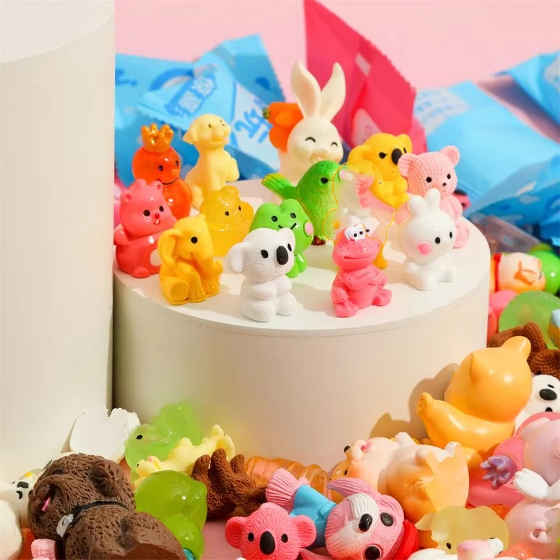 40 ピース/セットランダム漫画ブラインドボックス象動物ミニ - Resin Art Case のレビューと価格