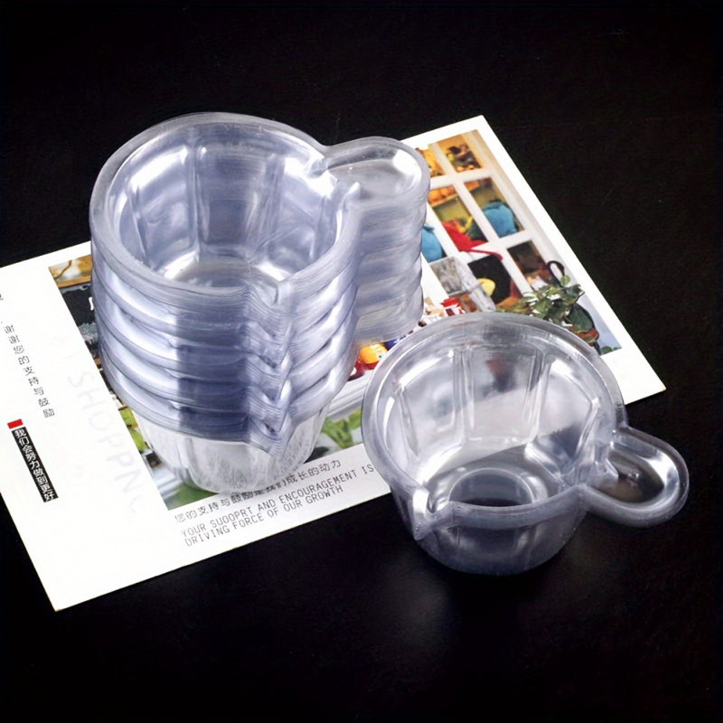 120透明プラスチック樹脂混合カップ、40ml円筒形多機能デ - Resin Mixing Cup のレビューと価格