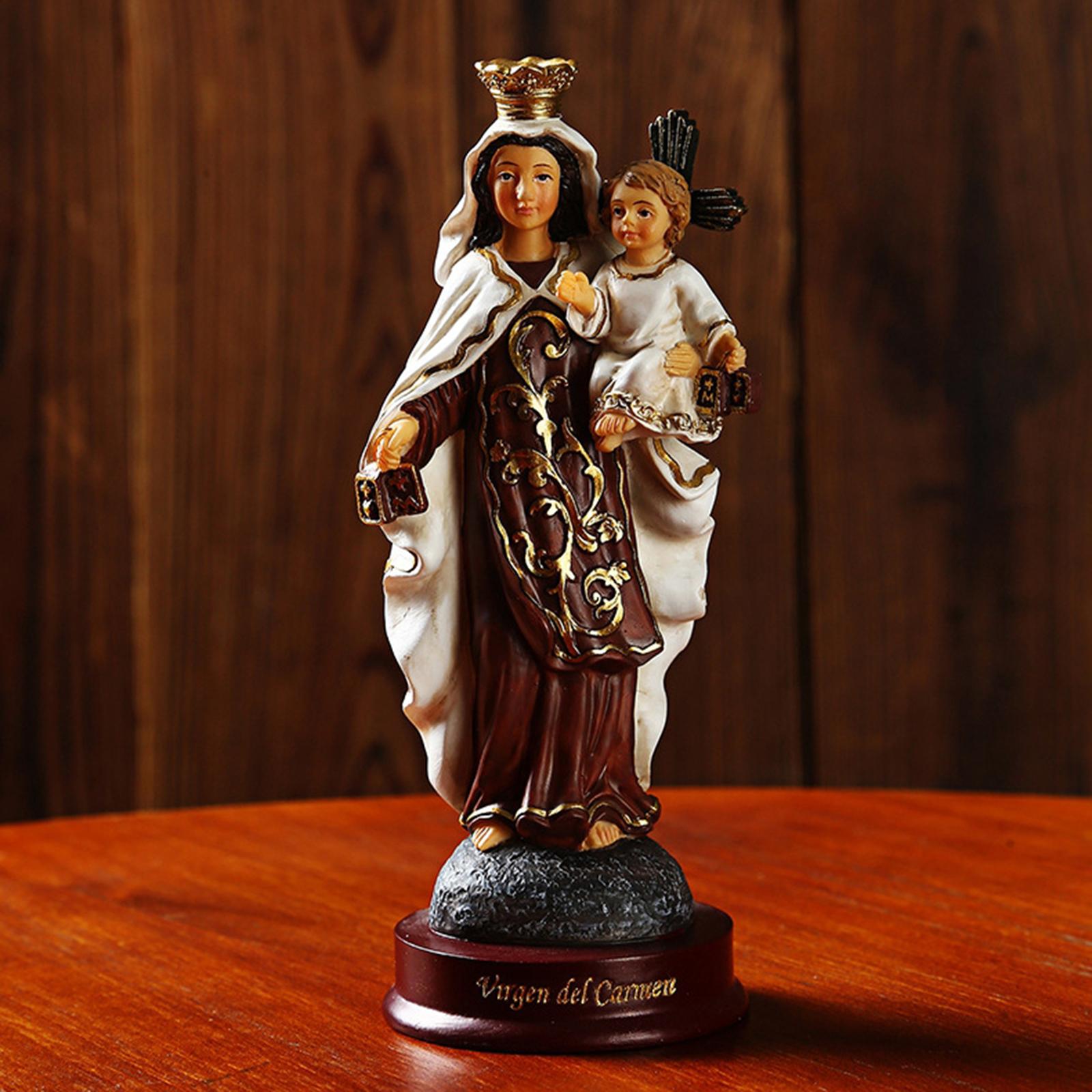宗教的な置物、樹脂製聖母マリア像、祝福された聖母マリア像、ル - Resin Art Mary のレビューと価格