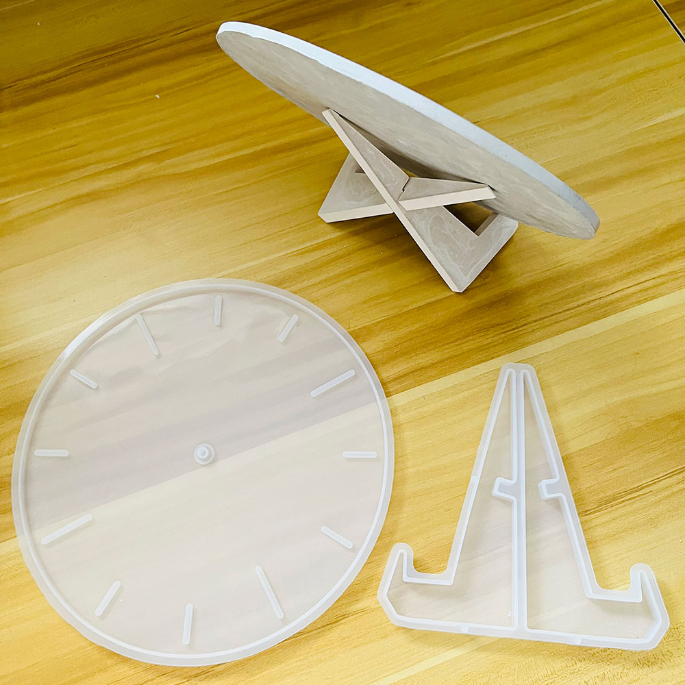 時計ダイヤルスタンド金型 DIY 携帯電話スタンドタブレット - Resin Art Clock のレビューと価格