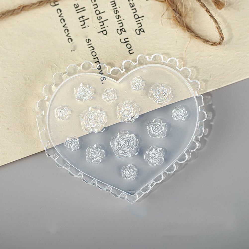 3D 花ネイルモールドシリコーンネイルツールローズ椿花ネイル - Resin Art Templates Free のレビューと価格