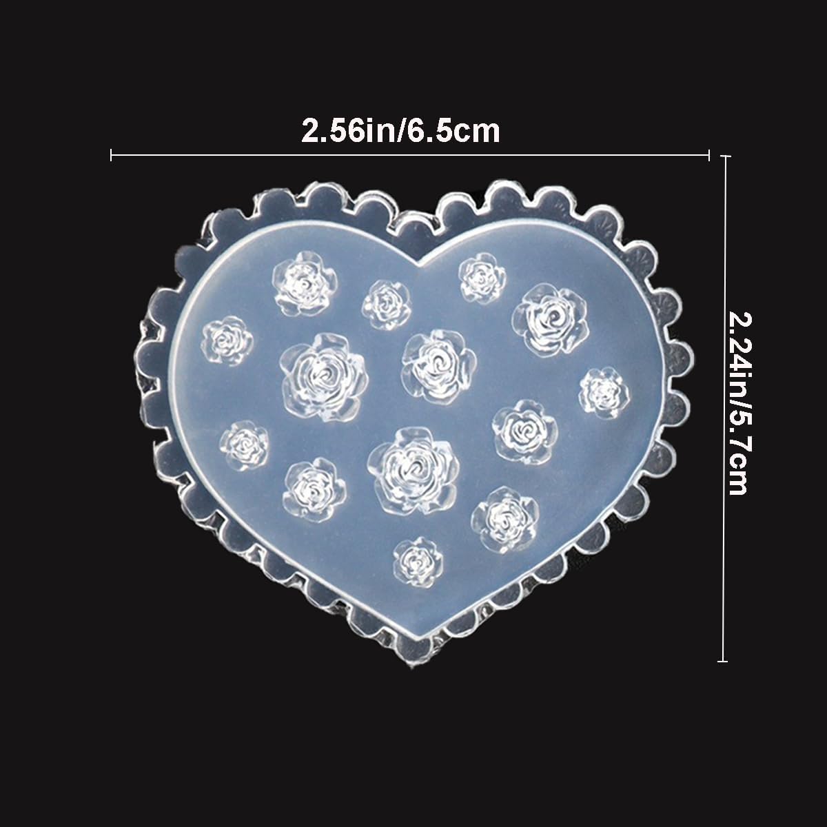 3D 花ネイルモールドシリコーンネイルツールローズ椿花ネイル - Resin Art Templates Free のレビューと価格