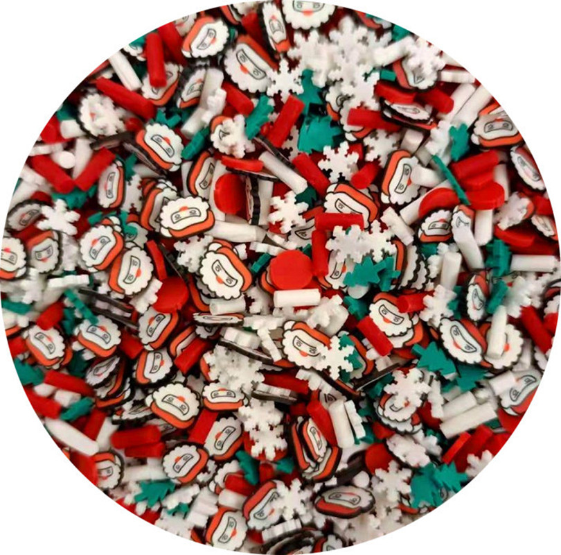 クリスマスポリマークレイスライススライムフレーク振りかける  - Xmas Resin Art のレビューと価格