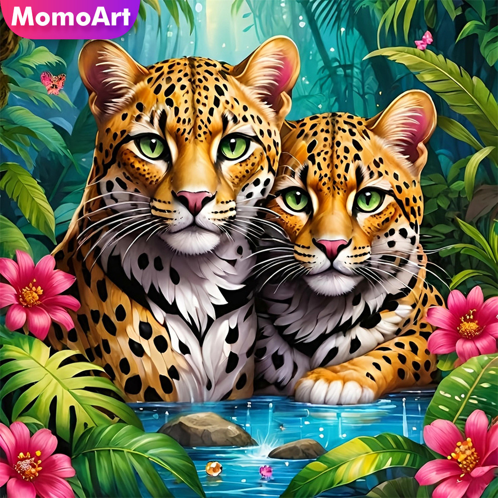 Momoart Animaml ダイヤモンドアート絵画タイガ - Resin Art Price のレビューと価格