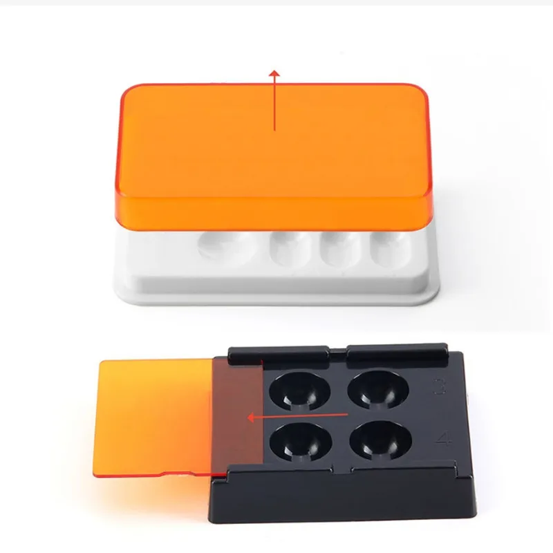 4/8 スロット歯科用レジンシェードライト収納ボックス歯科用 - Resin Art Case のレビューと価格